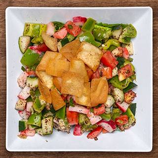 Fattoush salad in Vernon, California